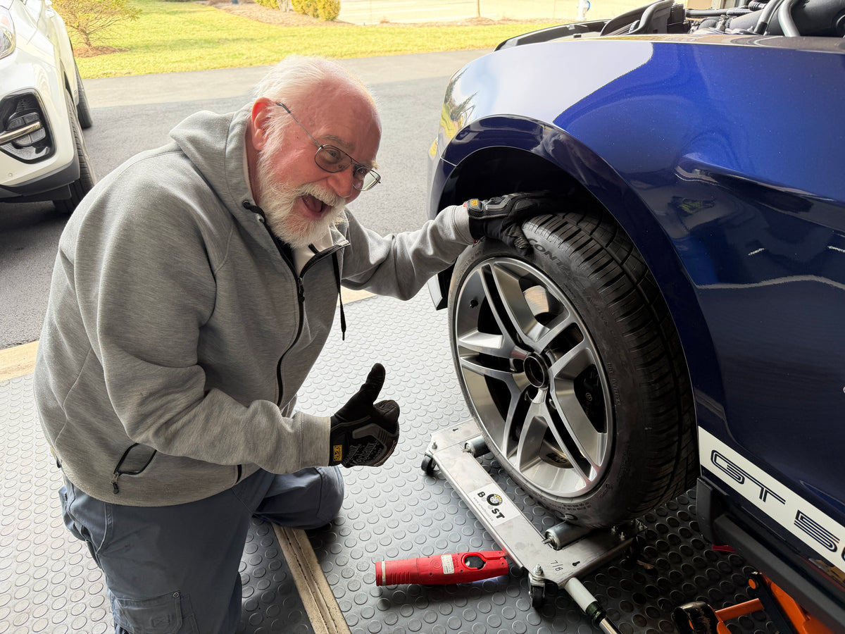 Quick and Easy Wheel Change Tool - Lift, rotate, align. Done.  WB-18-30-SS