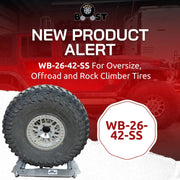 WB-26-42-SS - For Oversize, Offroad and Rock Climber Tires