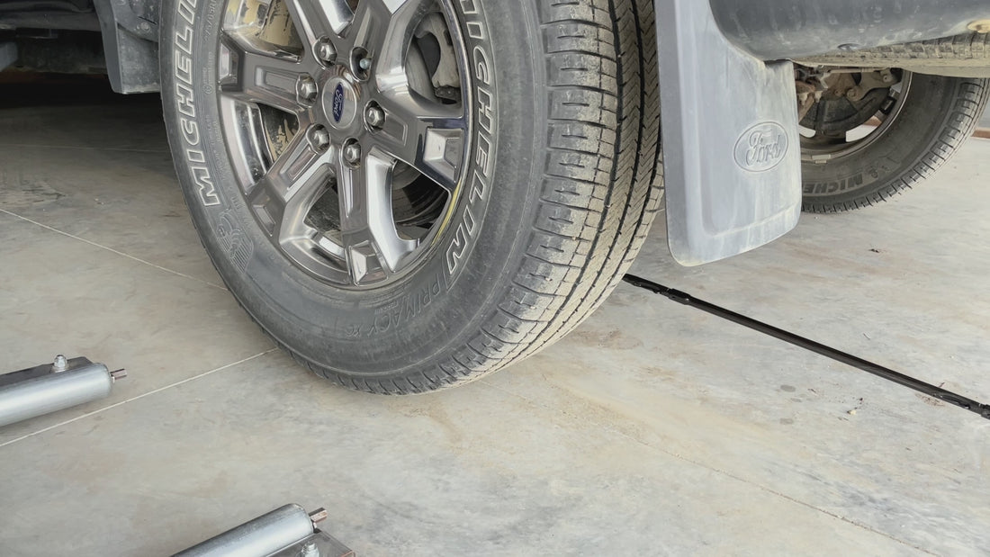 The Wheel Boost WB-22-38-SS - Effortless wheel changes for your heavy duty pick-up truck tires.
