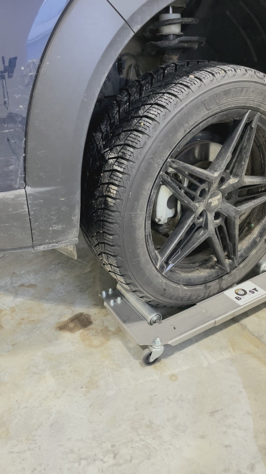 Use a chalk mark to quickly adjust your Wheel Boost to the right height. 